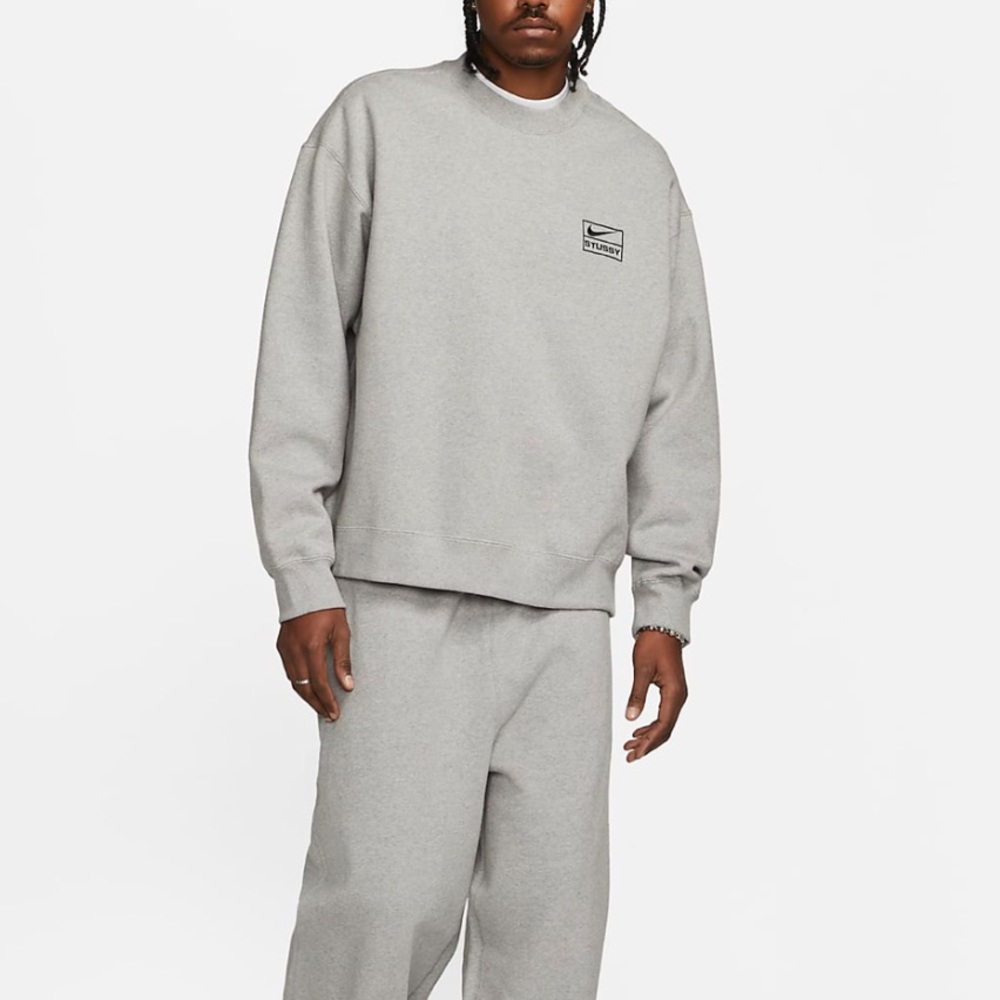 Nike x Stüssy Fleece Crew Sweatshirt
